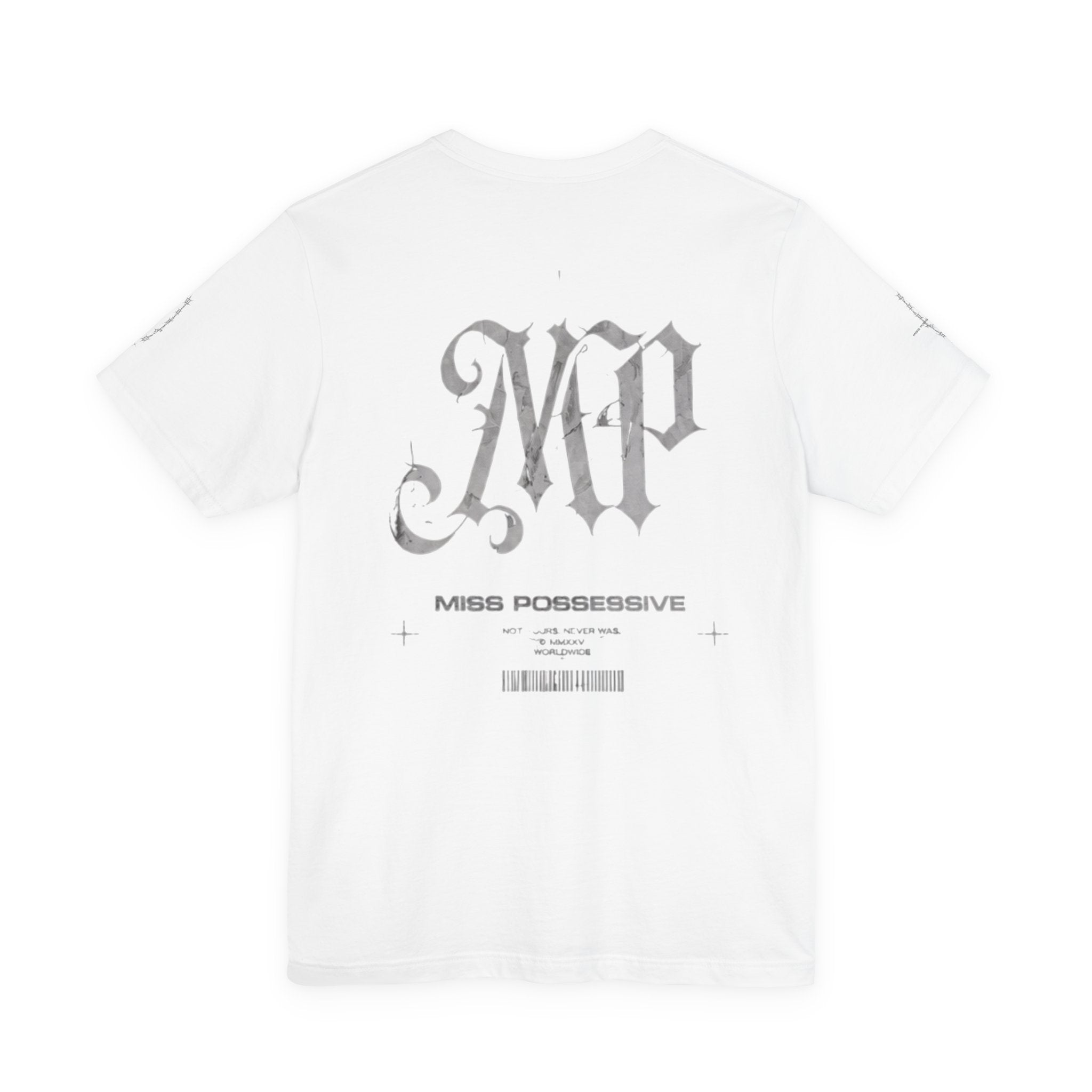 Miss Possessive Graphic Tee - Gothic Band Style Short Sleeve Shirt