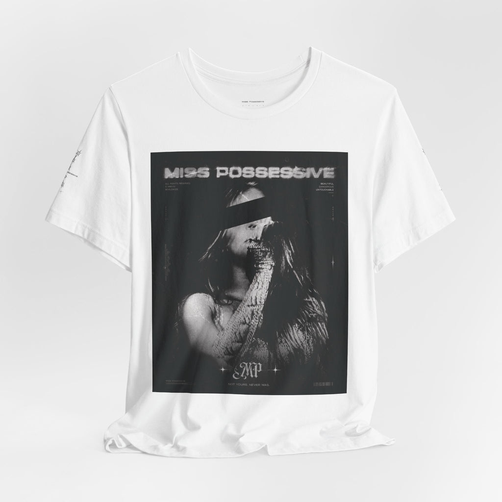 Miss Possessive Graphic Tee - Gothic Band Style Short Sleeve Shirt